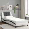 vidaXL Bed Frame without Mattress "Zadar" Dark Grey 90x190 cm Velvet