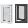 vidaXL Tilt & Turn K&auml;llarf&ouml;nster RISOR 60 x 100 cm PVC och glas