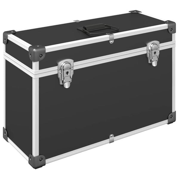 vidaXL Sk&aring;pshandtag 2 pcs Svart 85 x 45 mm Metall