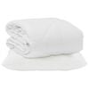vidaXL Sommar Duvet med kudde 2 st Vit Mikrofiber
