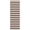 vidaXL Rullgardin zebra brun 85x230 cm tyg bredd 80,9 cm polyester