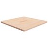 vidaXL Fyrkantig bordsskiva 70x70x2,5 cm obehandlad massiv ek