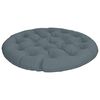 vidaXL Papasan-kudde VIANEN 100% Polyester Bl&aring; &Oslash; 120 x 12 cm