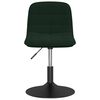 vidaXL Barstol m&ouml;rkgr&ouml;n sammet
