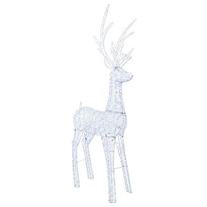 vidaXL Julbelysning ren 1000 LED-lampor Kallvit 122 x 56 x 270 cm