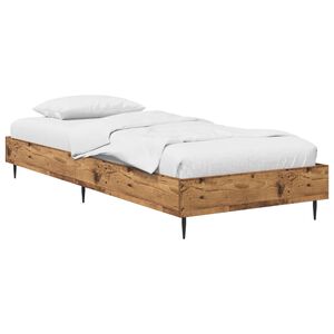 vidaXL S&auml;ngram Gammalt tr&auml; 80 x 200 cm Konstruerat tr&auml;