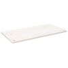 vidaXL Skrivbordsskiva vit 110x60x2,5 cm massiv furu