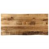 vidaXL Bordsskiva 100x40x3,8 cm levande kant massivt grovt mangotr&auml;