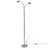 Golvlampa 2-armar justerbar med inbyggd LED 2 x 5 W