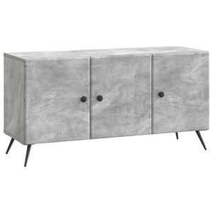 vidaXL TV-sk&aring;p Betonggr&aring; 99 x 34,5 x 50 cm Konstruerat tr&auml;