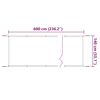 vidaXL Markis vertikal vit 140x600 cm oxfordtyg