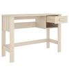 vidaXL Skrivbord HAMAR honungsbrun 110x40x75 cm massiv furu