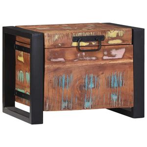 vidaXL F&ouml;rvaringskistor 40 x 30 x 30 cm Massivt &aring;tervunnet tr&auml;