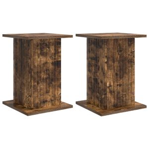 vidaXL V&auml;xtst&auml;ll 2 pcs R&ouml;kt ek 30,5 x 30 x 43 cm Konstruerat tr&auml;