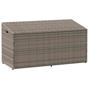 vidaXL F&ouml;rvaringsl&aring;da f&ouml;r tr&auml;dg&aring;rden gr&aring; 110x50x58 cm konstrotting