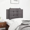vidaXL Headboard Cushion "Zadar" Grey 90 cm Faux Leather