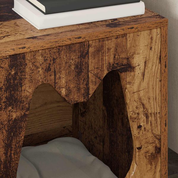 vidaXL Katt hus Gammalt tr&auml; 42,5 x 40 x 53,5 cm Konstruerat tr&auml;