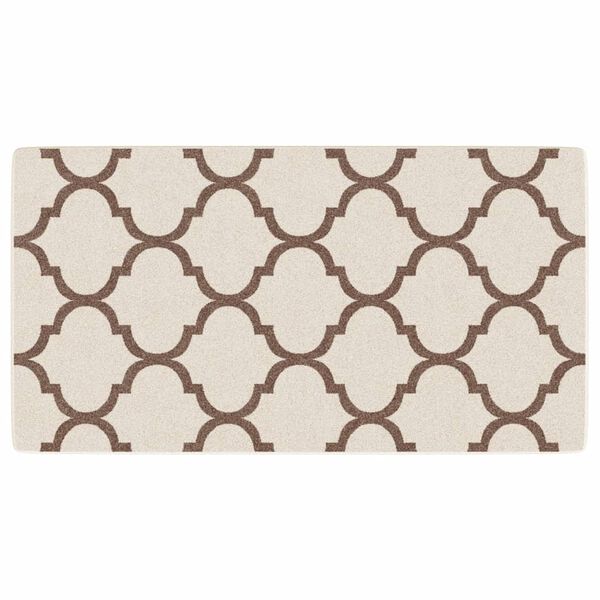 vidaXL Matta kort lugg flerfärgad inomhus/utomhus 80x150 cm halkfri