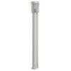 vidaXL Utomhusgolvlampa silver 110 cm rostfritt st&aring;l
