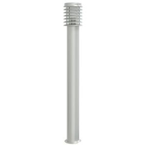 vidaXL Utomhusgolvlampa silver 110 cm rostfritt st&aring;l