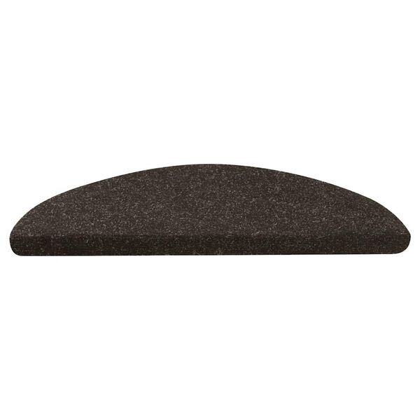 vidaXL Trappmattor sj&auml;lvh&auml;ftande 30 st antracit 56x17x3 cm