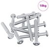 vidaXL Skruv 1800 pcs Silver M6 x 50 mm St&aring;l