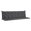 vidaXL B&auml;nkdyna f&ouml;r tr&auml;dg&aring;rden antracit 200x(50+50)x7 cm oxfordtyg