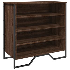 vidaXL Skosk&aring;p brun ek 80x38x78 cm konstruerat tr&auml;