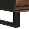 vidaXL Sideboard med l&aring;da Brun 60 x 33.5 x 75 cm Massivt Mangotr&auml;