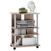 FMD TV-/HiFi-hylla med 3 fack 65x40x79,2cm ek