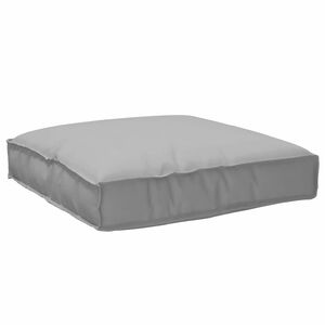 vidaXL Kudde Oxford Tyg Gr&aring; 80 x 80 x 12 cm