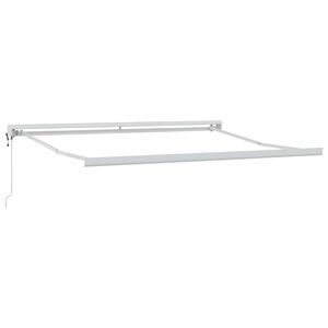 vidaXL Markisram Vit 300 x 250 cm Aluminium