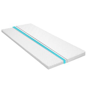 vidaXL B&auml;ddmadrass 80x200 cm kallskum &auml;ggprofil 6 cm