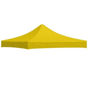 vidaXL Tak till partyt&auml;lt 3x3 m gul 270 g/m&sup2;