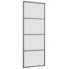 vidaXL Skjutd&ouml;rr med beslagset ESG glas och aluminium 76x205 cm