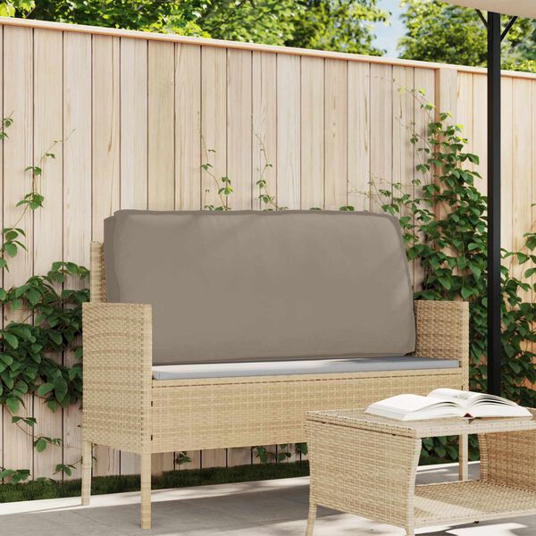 vidaXL Kudde Taupe 150 x 40 x 8 cm Oxford Tyg