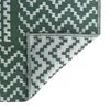 vidaXL Utomhusmatta ARAKIL Grön och vit 300 x 400 cm PP
