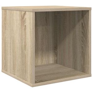 vidaXL Vinylalbum L&aring;da Sonoma-ek 37 x 36,5 x 38 cm Konstruerat tr&auml;