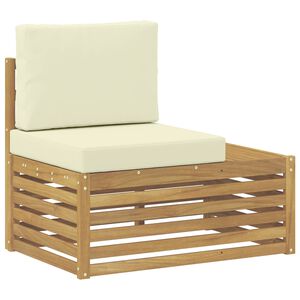vidaXL Utomhus Sektionsoffa Enheter Vit och gr&auml;dde 91 x 63 x 73 cm