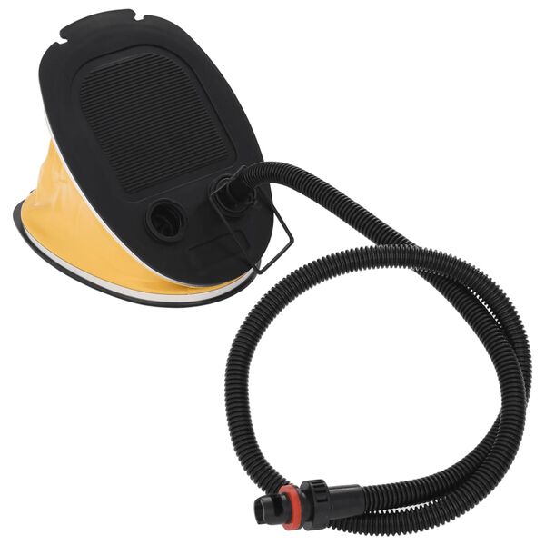 vidaXL Fotpump 26x18 cm PP och PE grå och gul