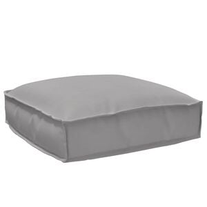 vidaXL Kudde Oxford Tyg Gr&aring; 50 x 50 x 12 cm