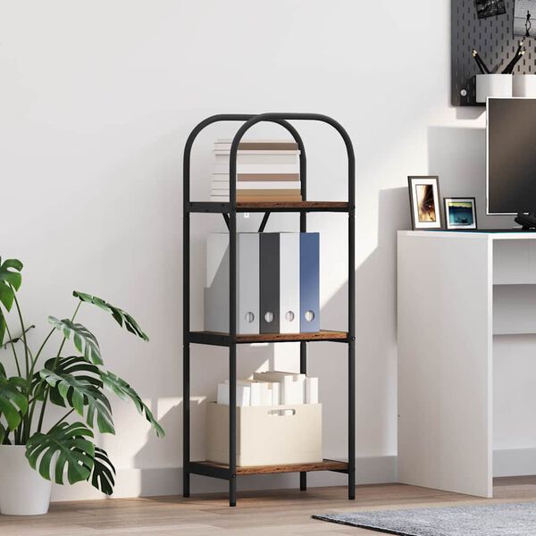 vidaXL Hyllsystem Gammalt tr&auml; 40 x 30 x 109 cm Konstruerat tr&auml;