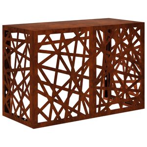 vidaXL T&auml;ckning f&ouml;r Luftkonditionering Rostig 90 x 40 x 60 cm