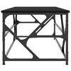 vidaXL Soffbord svart 100x50x40 cm konstruerat trä