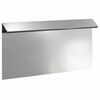 vidaXL Snigelfence 16 st 50 x 3,5 x 25 cm Galvaniserat st&aring;l Silver