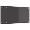 vidaXL K&ouml;ksskydd 2 pcs M&ouml;rkgr&aring; 70 x 40 cm h&auml;rdat glas