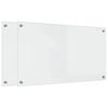 vidaXL Köksplånbak Transparent 90 x 50 cm härdat glas