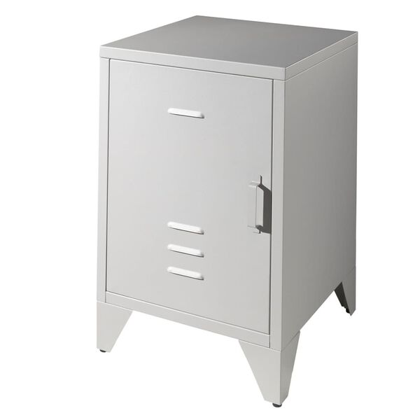 Vipack S&auml;ngbord Bronxx med d&ouml;rr metall matt gr&aring;