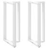 vidaXL Barbordsben T-formade 2 st vita 60x35x(110-111) cm st&aring;l