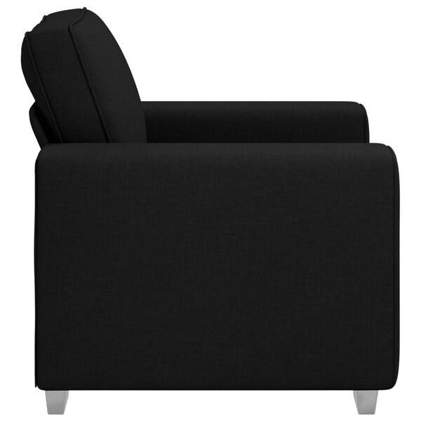 vidaXL Soffa Svart 100 x 77 x 82 cm tyg